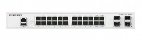 Fortiswitch124F Is A PerformancePrice Competitive Switch With 24X Ge Port  4X Sfp Port  1X Rj45 Console Fanles - FS-124F